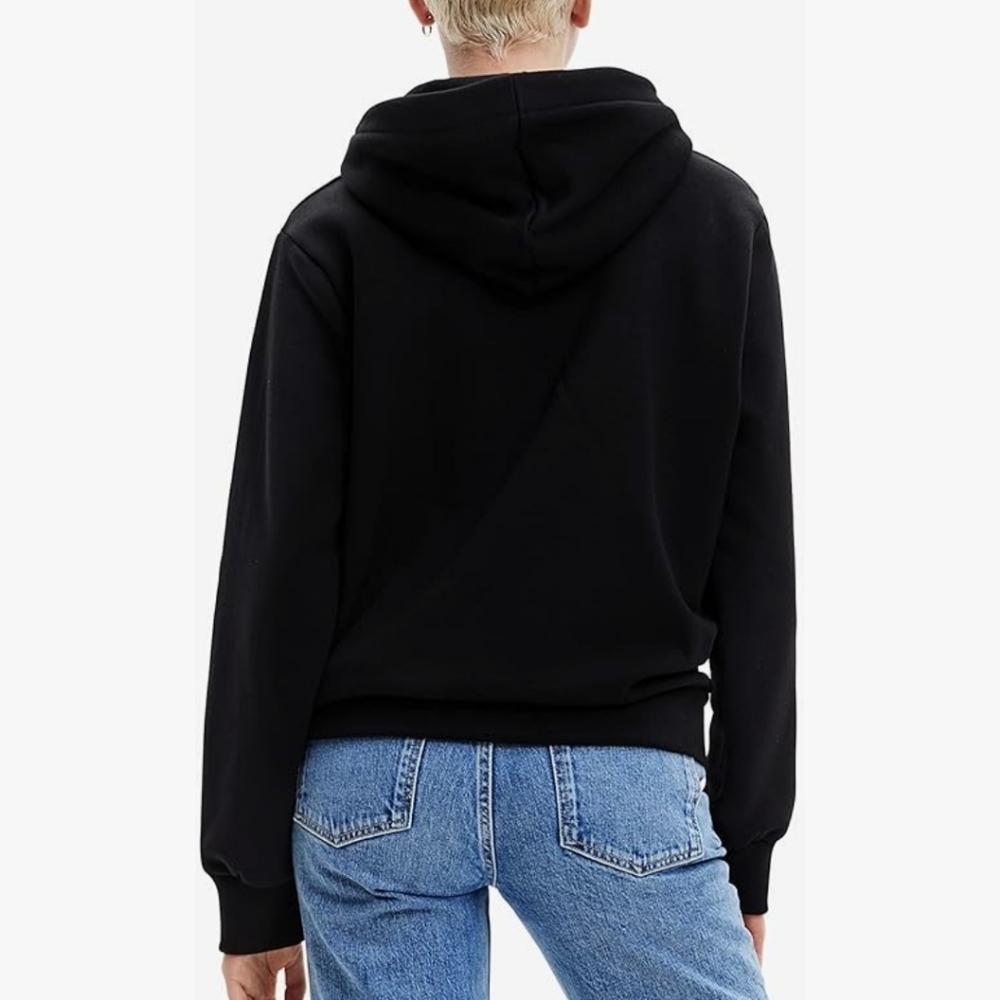Desigual. Mickey Mouse Black Hooded Sweatshirt - Picture 6 of 16